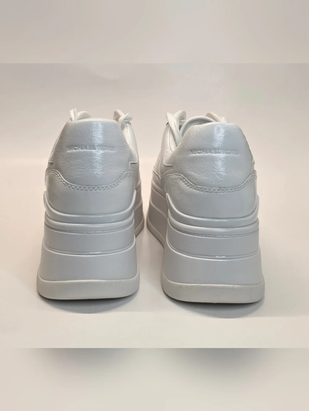 New Michael Kors Platform Sneakers Shoes  Hayes Lace Up  Women's Size 10